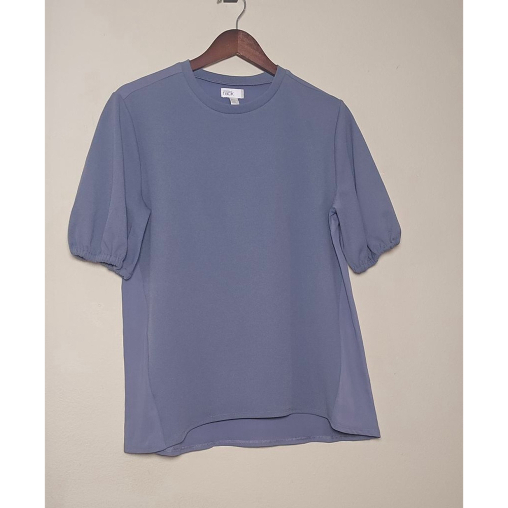 Women's Nordstrom Rack Blue Short Sleeve Tee XS can fit s 16W x 26L